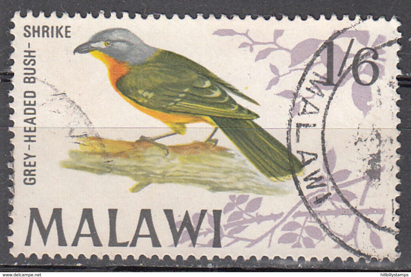 MALAWI      SCOTT NO.  102      USED      YEAR  1968 - Malawi (1964-...)