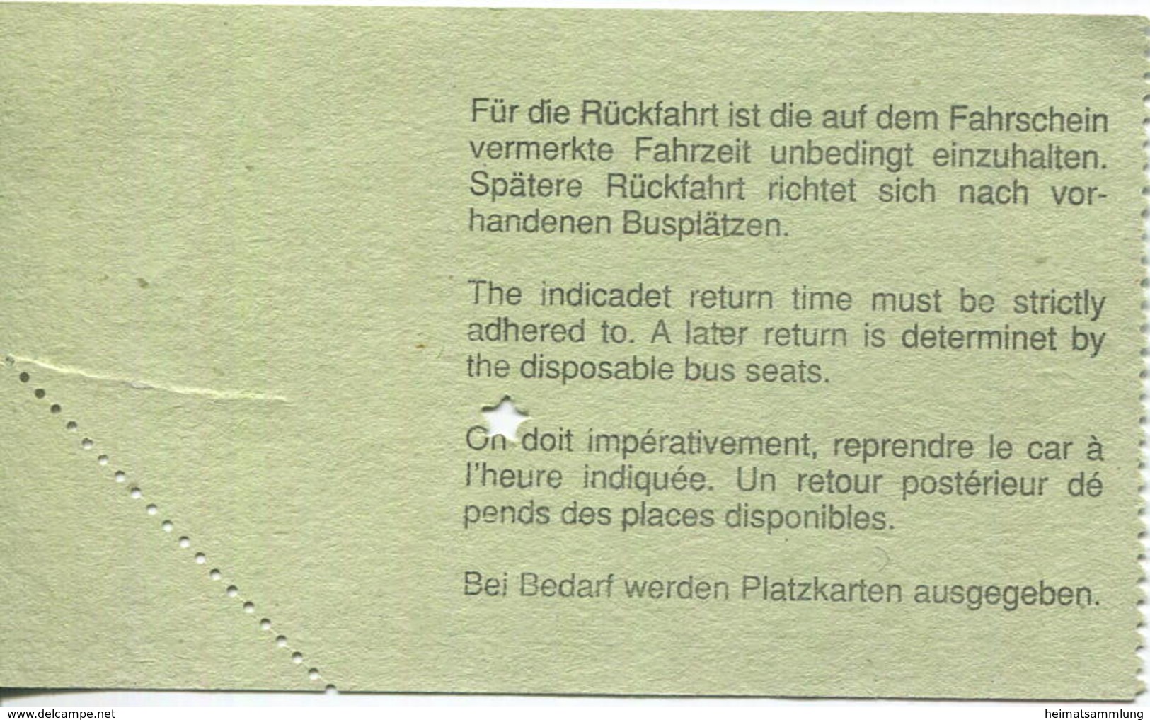 Deutschland - Hochalpen-Omnibuslinie - Hintereck - Kehlstein Und Zurück - Fahrkarte - Fremdenverkehrsverband Des Berchte - Europa