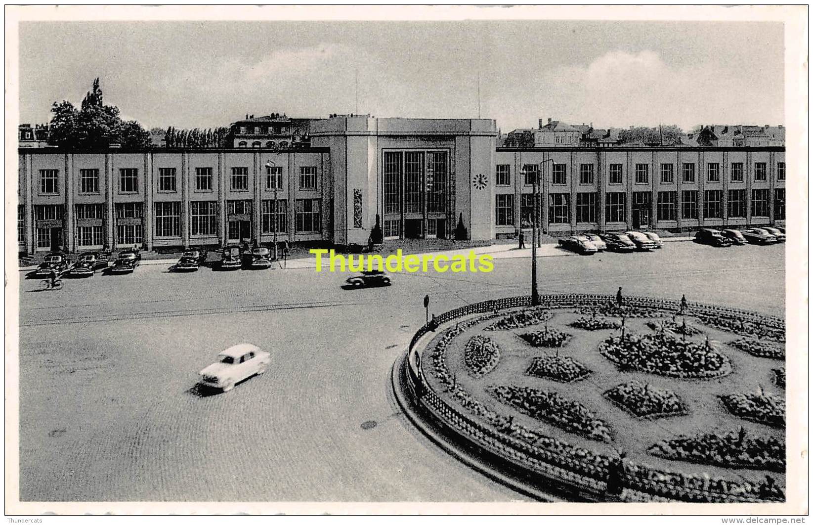 CPA KORTRIJK DE STATIE COURTRAI LA GARE - Kortrijk