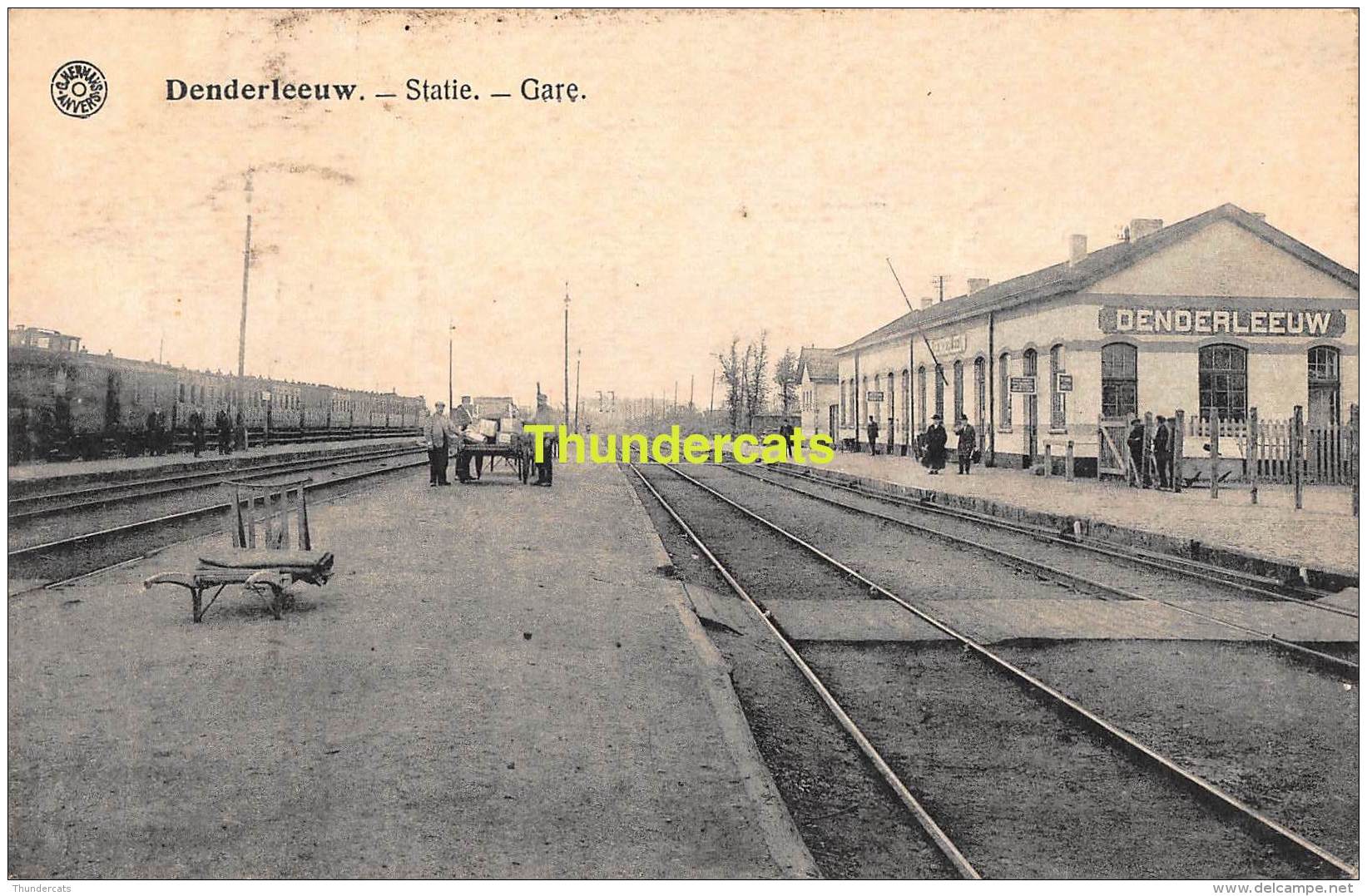 CPA DENDERLEEUW STATIE GARE STATION - Denderleeuw