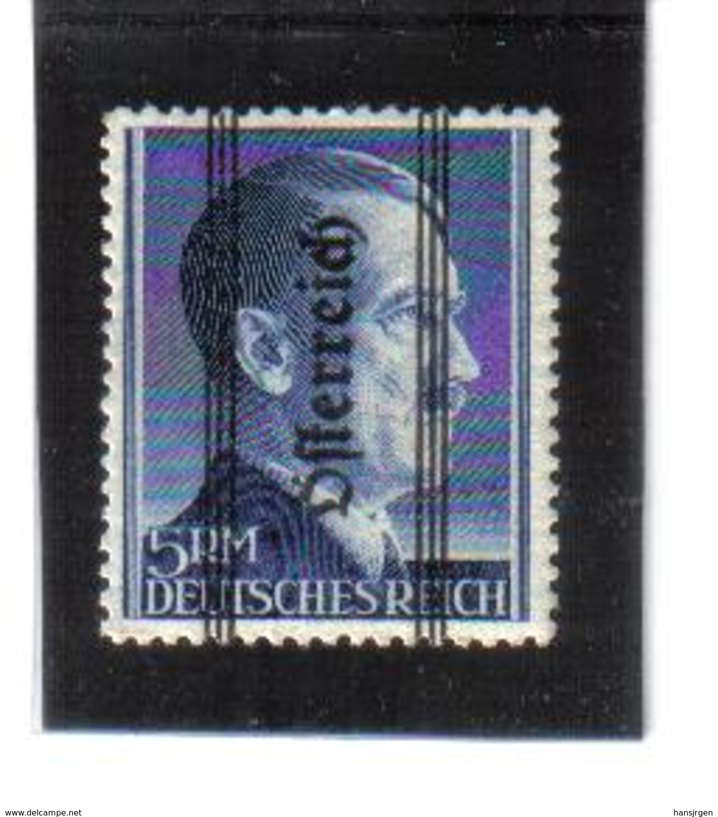 ZUB473 ÖSTERREICH 1945 MICHL 696 I ** Postfrisch GRAZER MARKWERT 5 RM  600,00 &euro; SIEHE ABBILDUNG - Ungebraucht