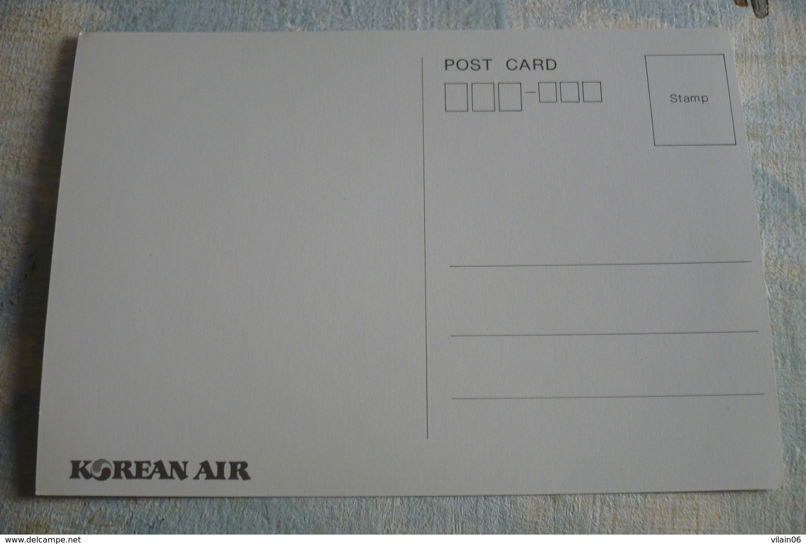 AIRLINE ISSUE / CARTE COMPAGNIE    KOREAN AIR   AIRBUS A 330 300 - 1946-....: Modern Era