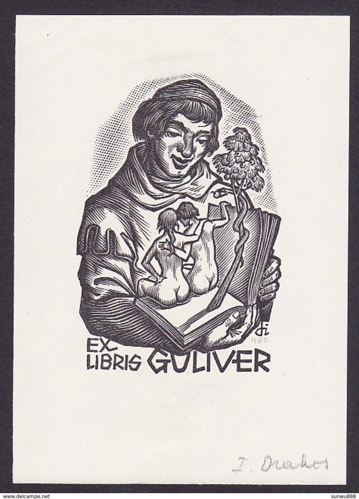 Ex-libris Guliver (I Drakos) - Ex-libris