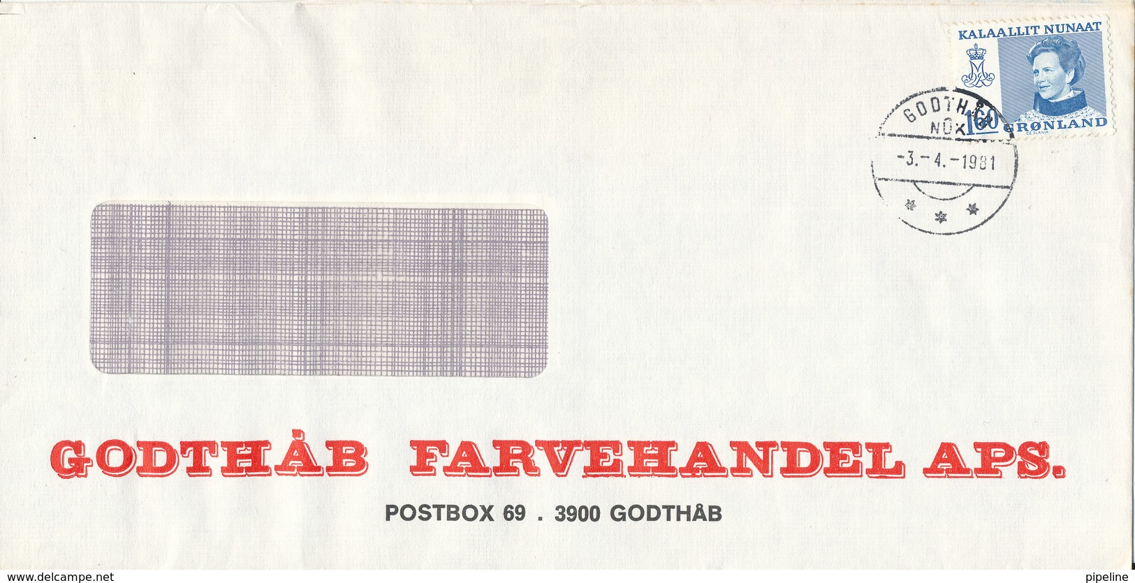 Greenland Cover Godthab 3-4-1981 - Altri & Non Classificati