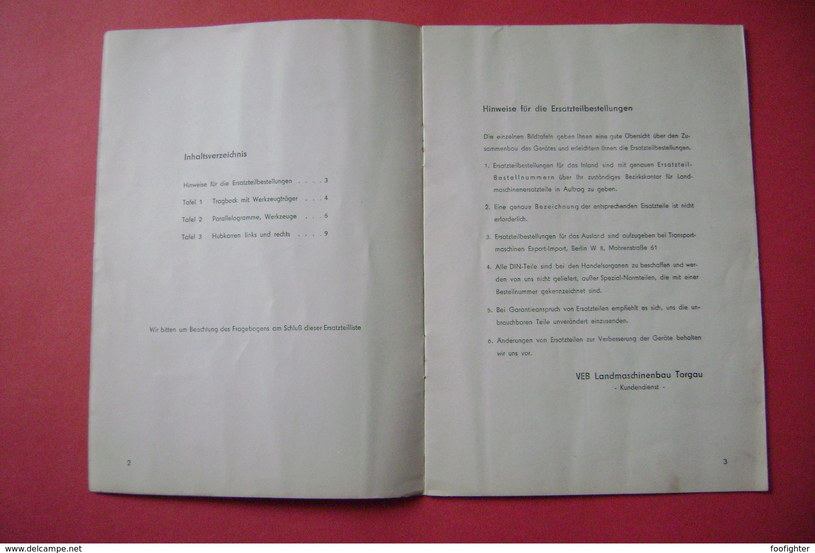 Ersatzteiliste Für Das MAISHACKGERÄT P 153/1 Zum Geräteträger RS 09 - VEB Landmaschinenbau Torgau DDR 1961 - Catalogues