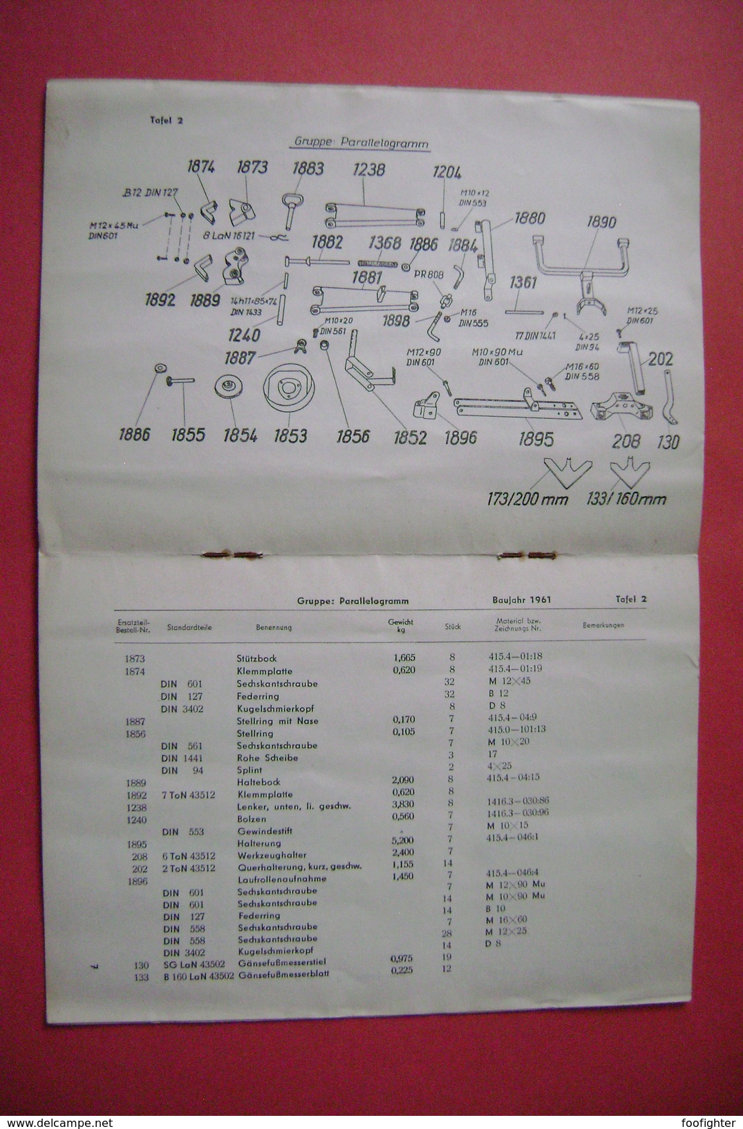 Ersatzteiliste Für Das MAISHACKGERÄT P 153/1 Zum Geräteträger RS 09 - VEB Landmaschinenbau Torgau DDR 1961 - Catalogi