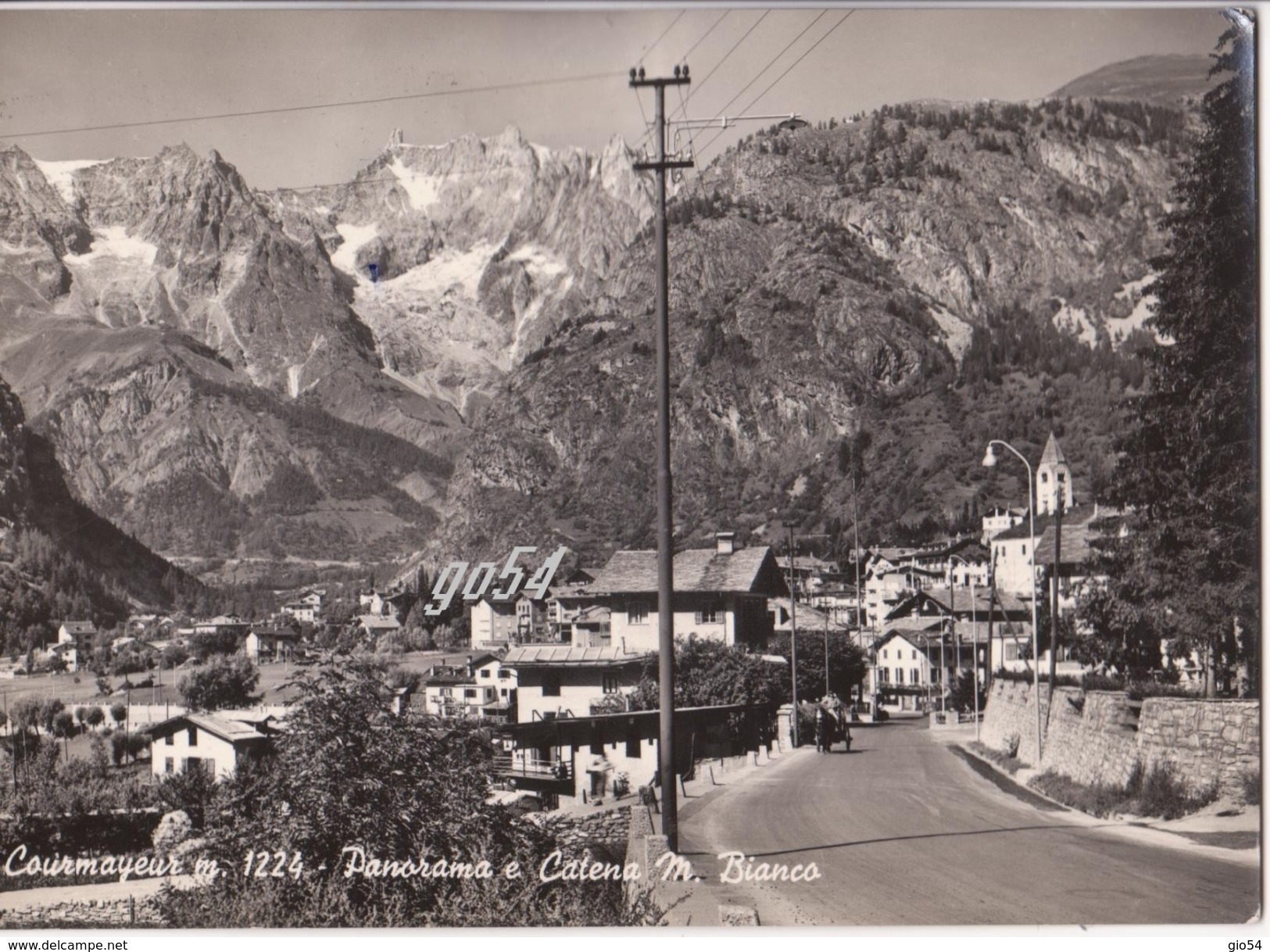 Aosta Courmayeur Monte Bianco Trasporti Carretto Mulo Fg - Autres & Non Classés