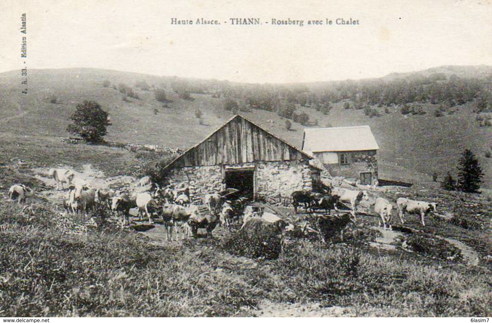 CPA - Environs De THANN (68) - Aspect De La Ferme-Auberge-Métairie Rossberg En 1927 - Thann