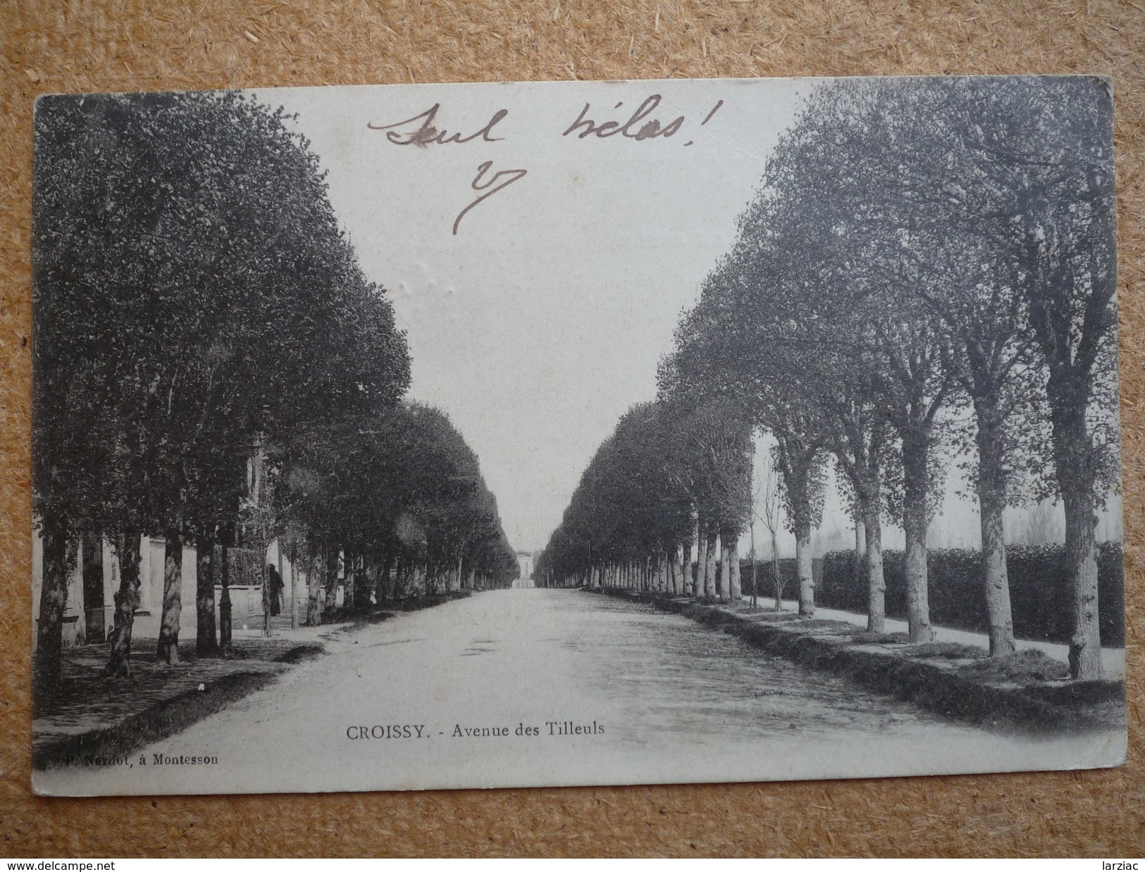 Carte Postale Ancienne Précurseur Croissy (78) Yvelines Avenue Des Tilleuls - Croissy-sur-Seine