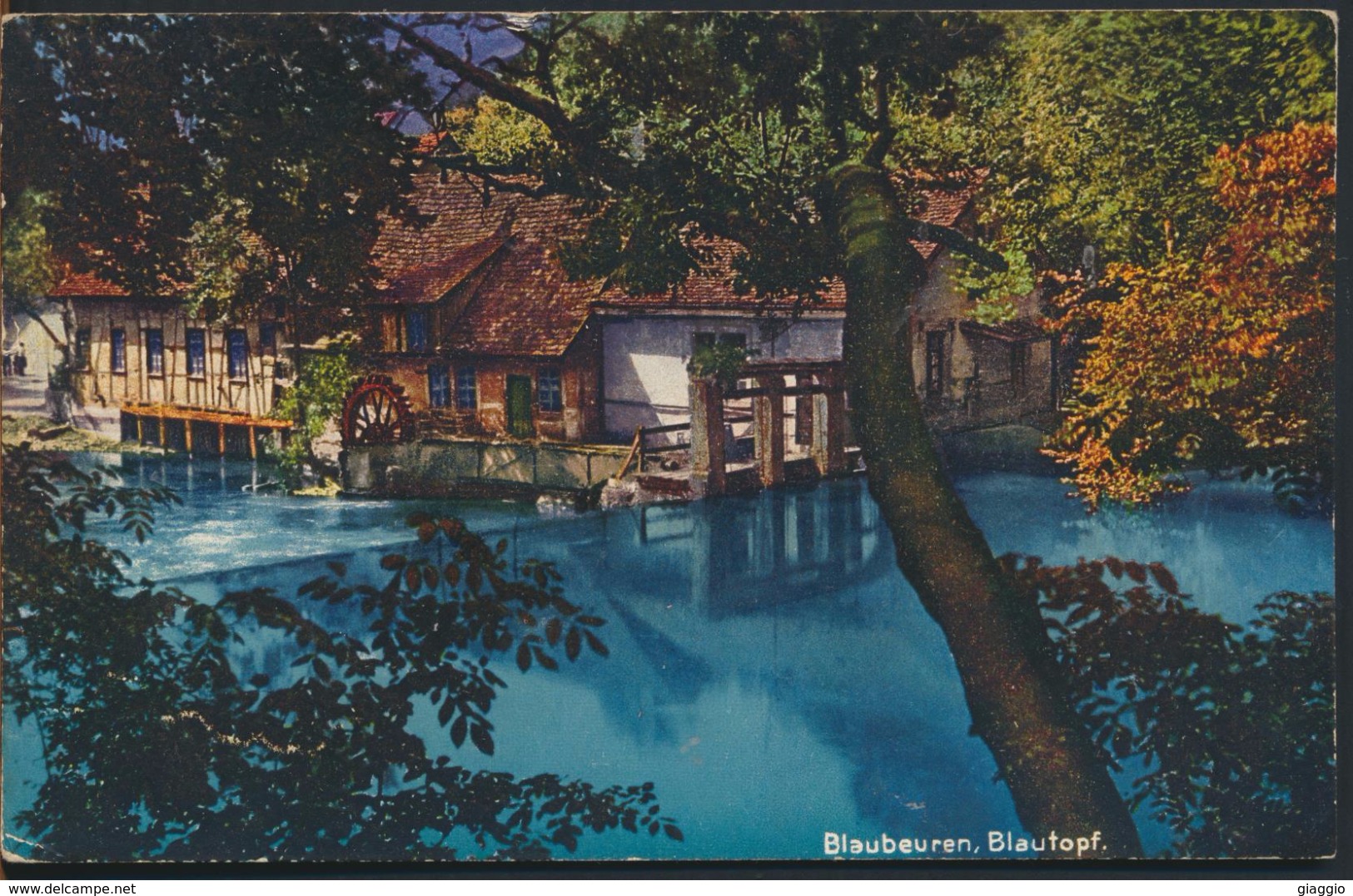 °°° 1885 - GERMANY - BLAUBEUREN - BLAUTOPF - 1933 With Stamps °°° - Blaubeuren