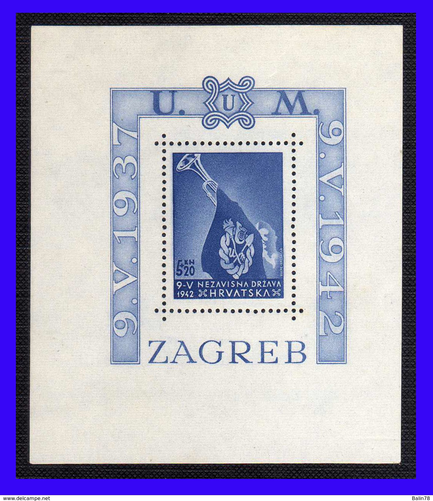 1942 - Croacia - Sc. B 18 - MLH - CR- 230 - Croatie