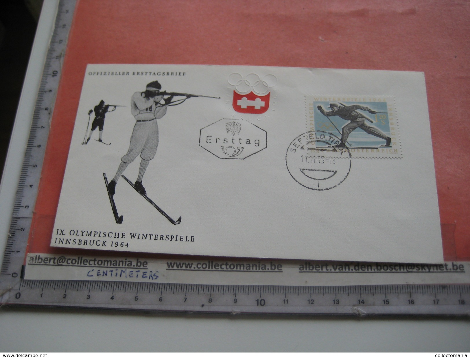 15 First Day Covers Olympic Games  - Collection Envelopes Jeux Olympique - PREMIERE Jour  1956 1960 1964 1968  1972 1976 - Otros & Sin Clasificación