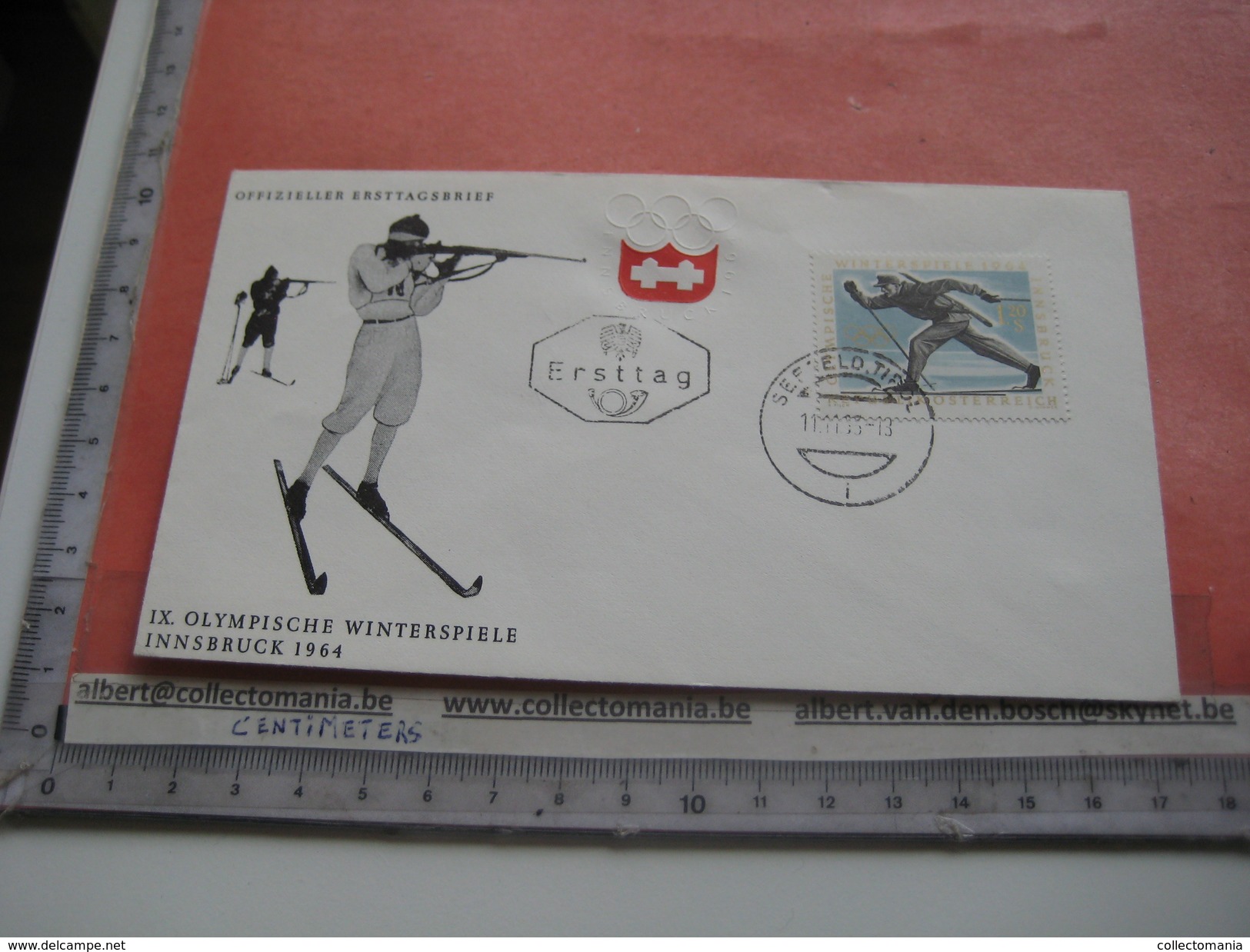 15 First Day Covers Olympic Games  - Collection Envelopes Jeux Olympique - PREMIERE Jour  1956 1960 1964 1968  1972 1976 - Sonstige & Ohne Zuordnung