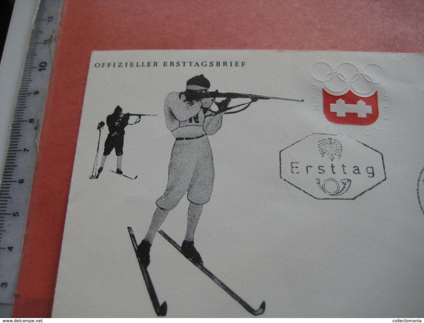 15 First Day Covers Olympic Games  - Collection Envelopes Jeux Olympique - PREMIERE Jour  1956 1960 1964 1968  1972 1976 - Autres & Non Classés