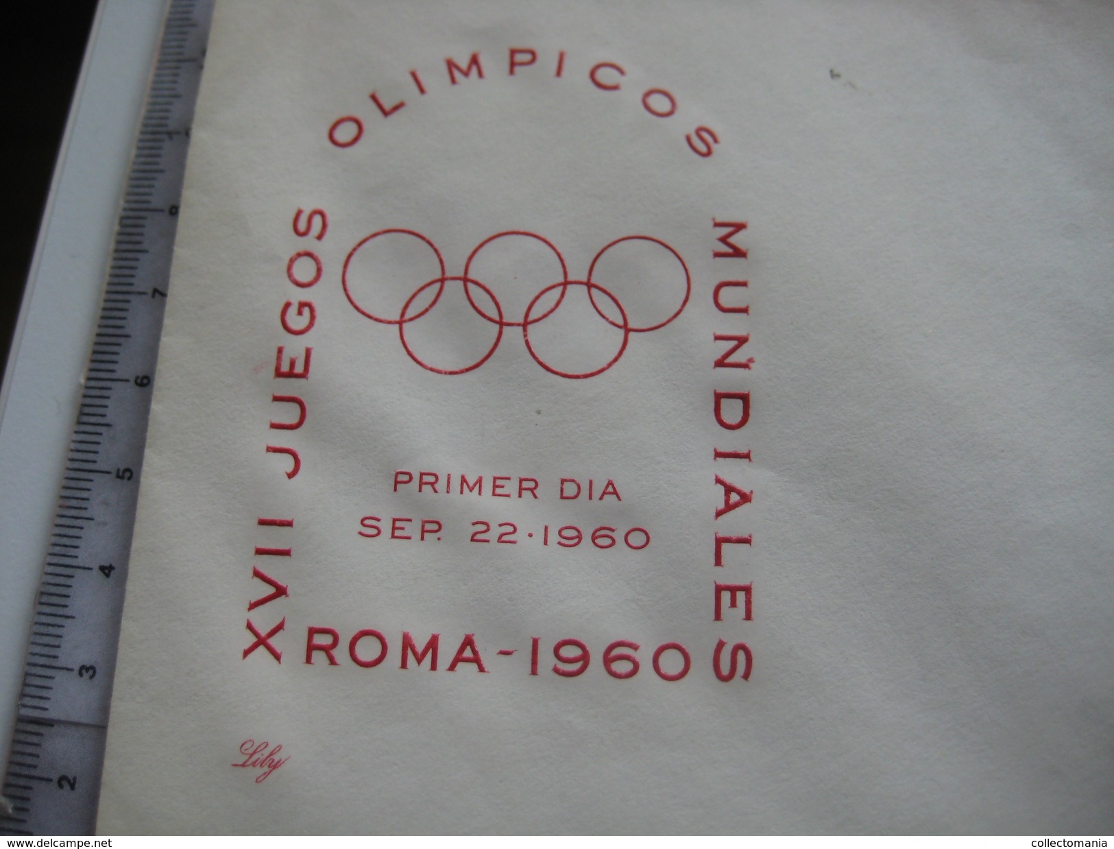 15 first day covers olympic games  - collection envelopes jeux olympique - PREMIERE jour  1956 1960 1964 1968  1972 1976