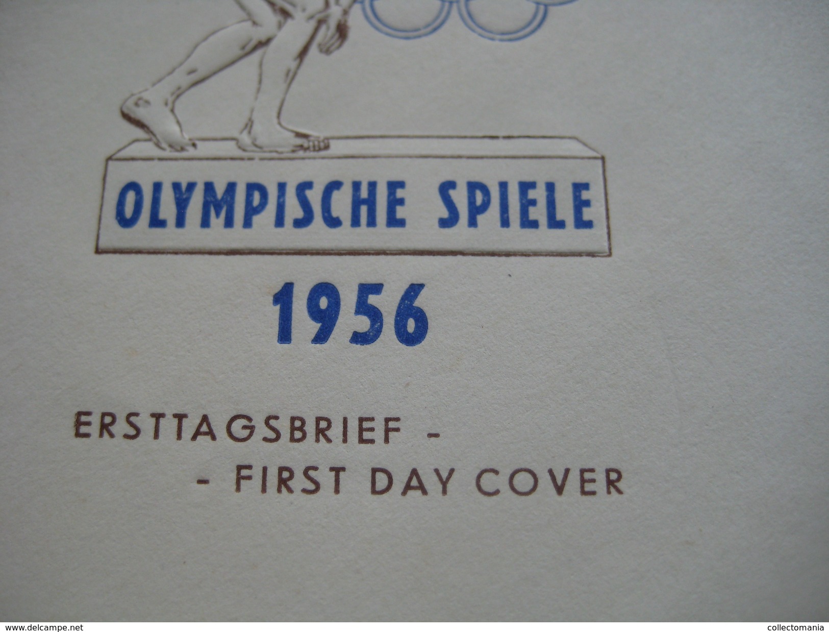 15 first day covers olympic games  - collection envelopes jeux olympique - PREMIERE jour  1956 1960 1964 1968  1972 1976