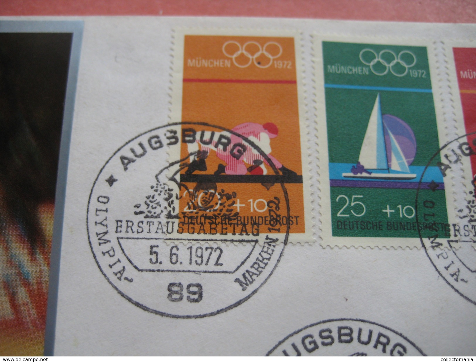 15 first day covers olympic games  - collection envelopes jeux olympique - PREMIERE jour  1956 1960 1964 1968  1972 1976