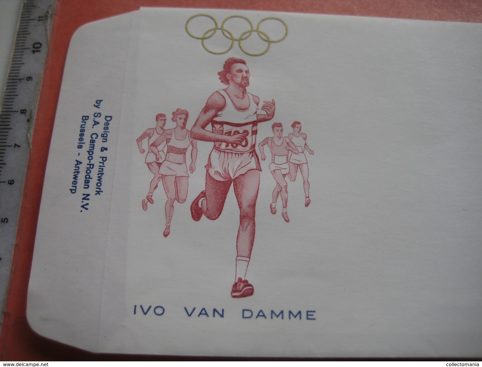 15 first day covers olympic games  - collection envelopes jeux olympique - PREMIERE jour  1956 1960 1964 1968  1972 1976