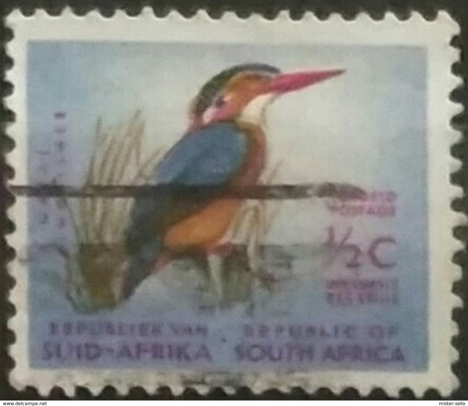 SUDAFRICA - AFRICA DEL SUR 1961 Birds. USADO - USED. - Usados