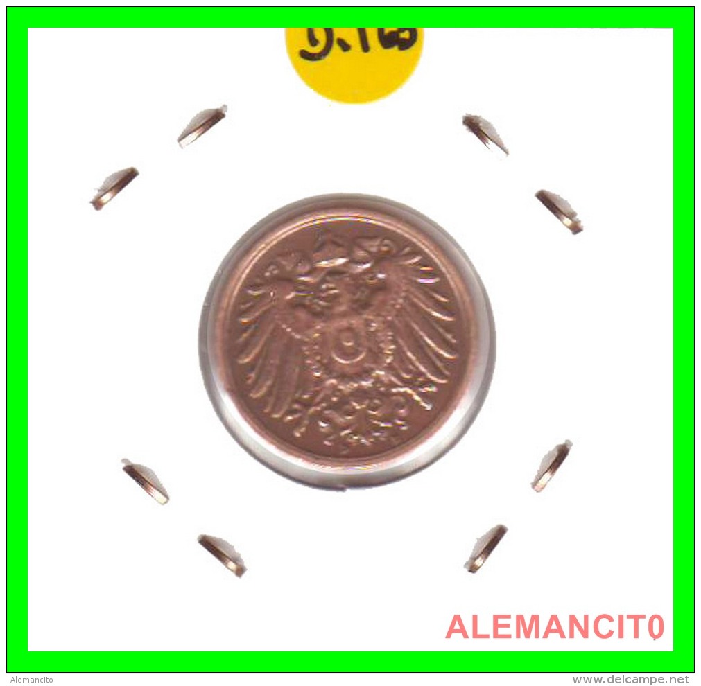 GERMANY - IMPERIO - DEUTSCHES REICH - 2 Pfn. AÑO 1906-D - Copper, 20 Mm - 2 Pfennig