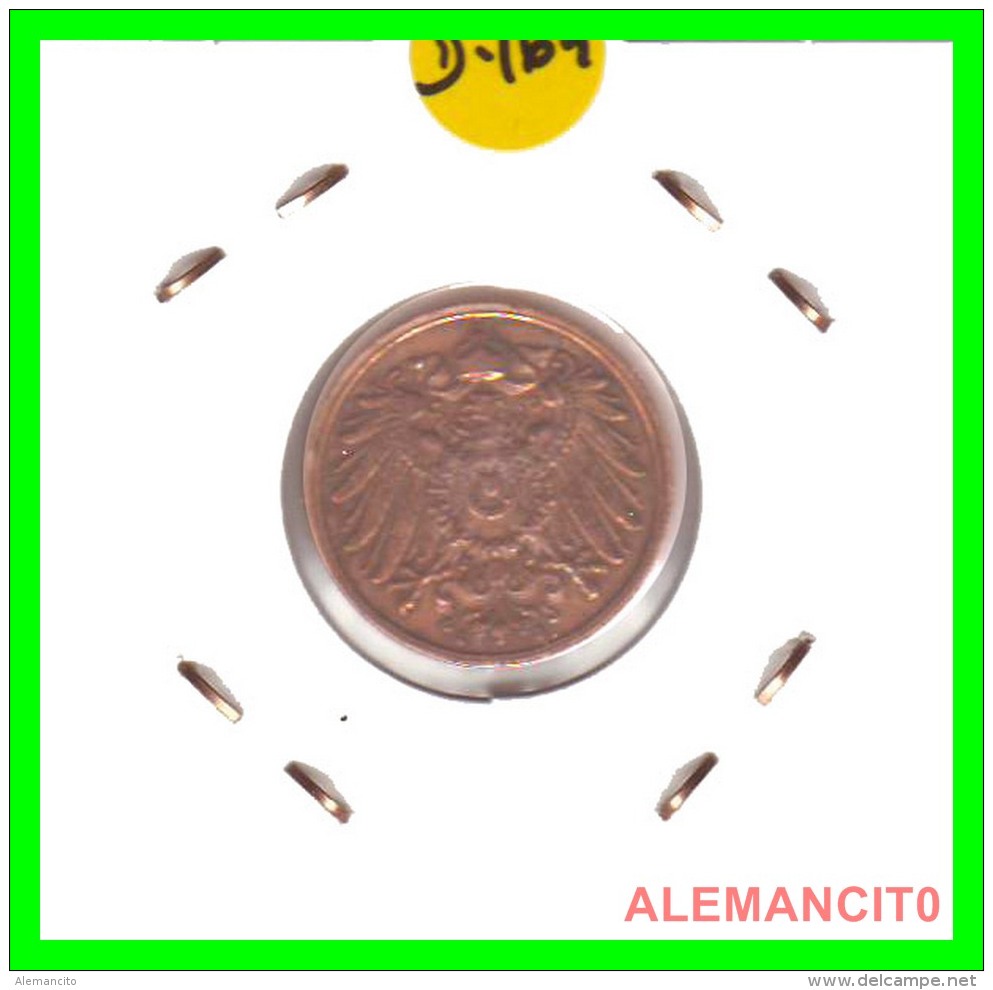 GERMANY - IMPERIO - DEUTSCHES REICH - 2 Pfn. AÑO 1905-J - Copper, 20 Mm - 2 Pfennig