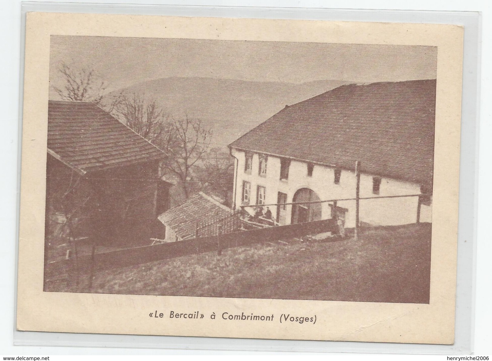 88 Vosges - Combrimont " Le Bercail " 1958 - Other & Unclassified