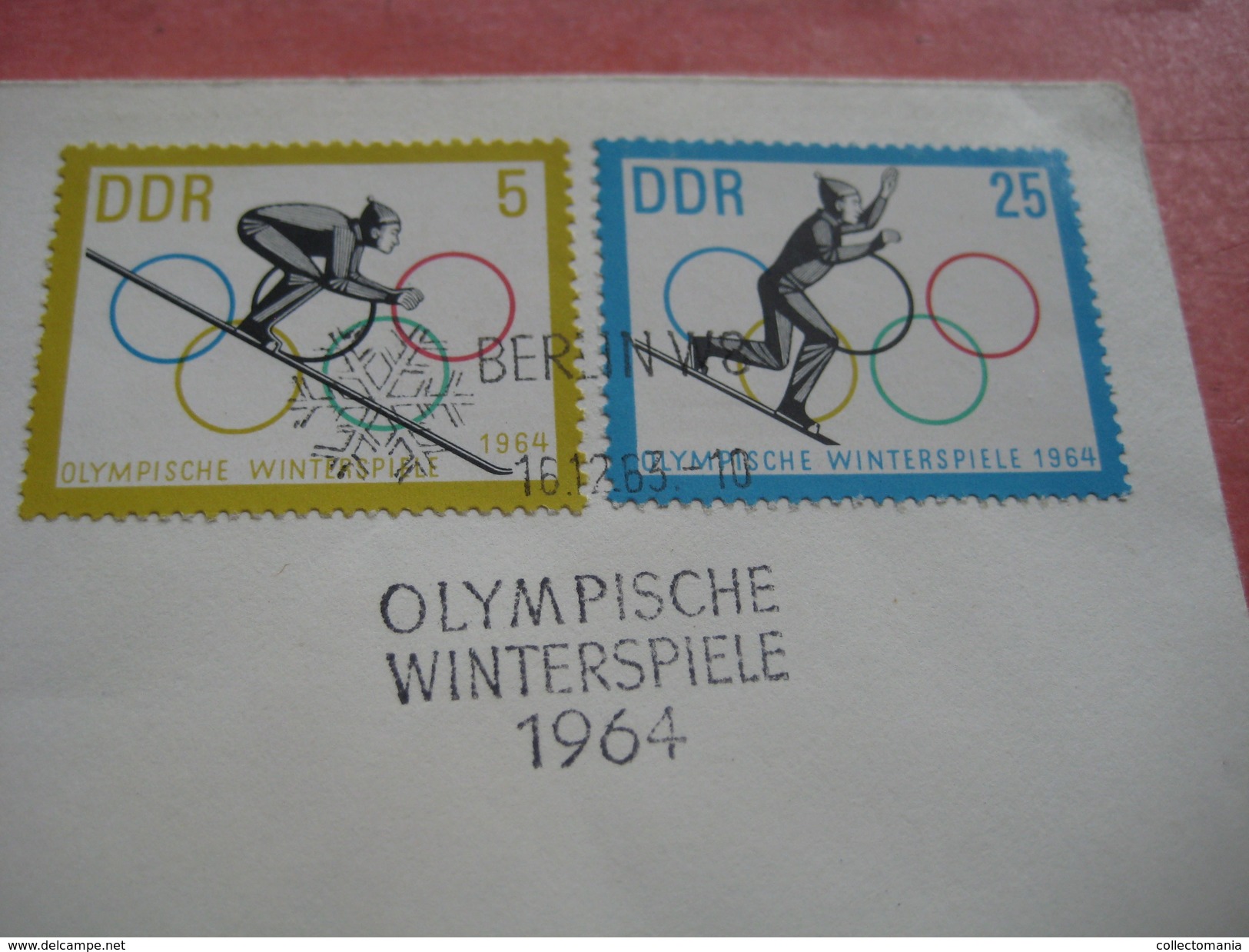 14 First Day Covers Olympic Games  - Collection Envelopes Jeux Olympique - PREMIERE Jour 1956 1960 1964 - Autres & Non Classés