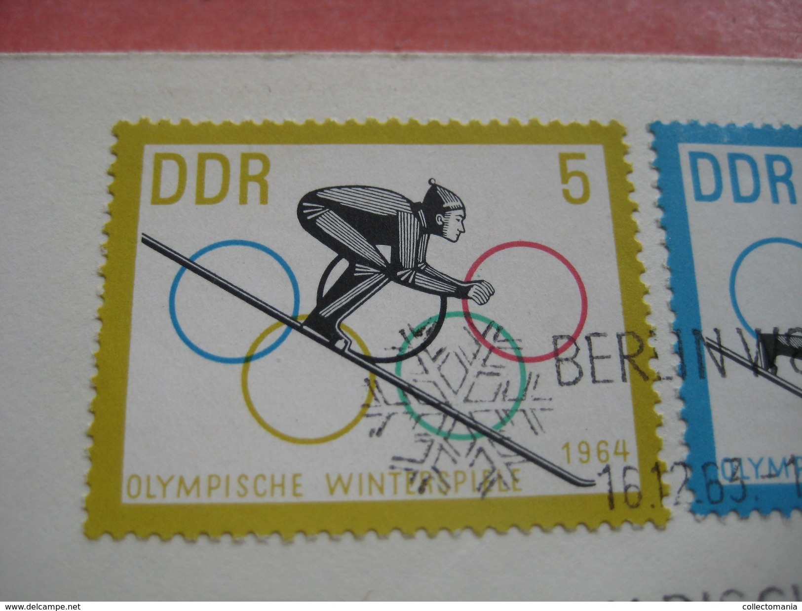 14 First Day Covers Olympic Games  - Collection Envelopes Jeux Olympique - PREMIERE Jour 1956 1960 1964 - Autres & Non Classés