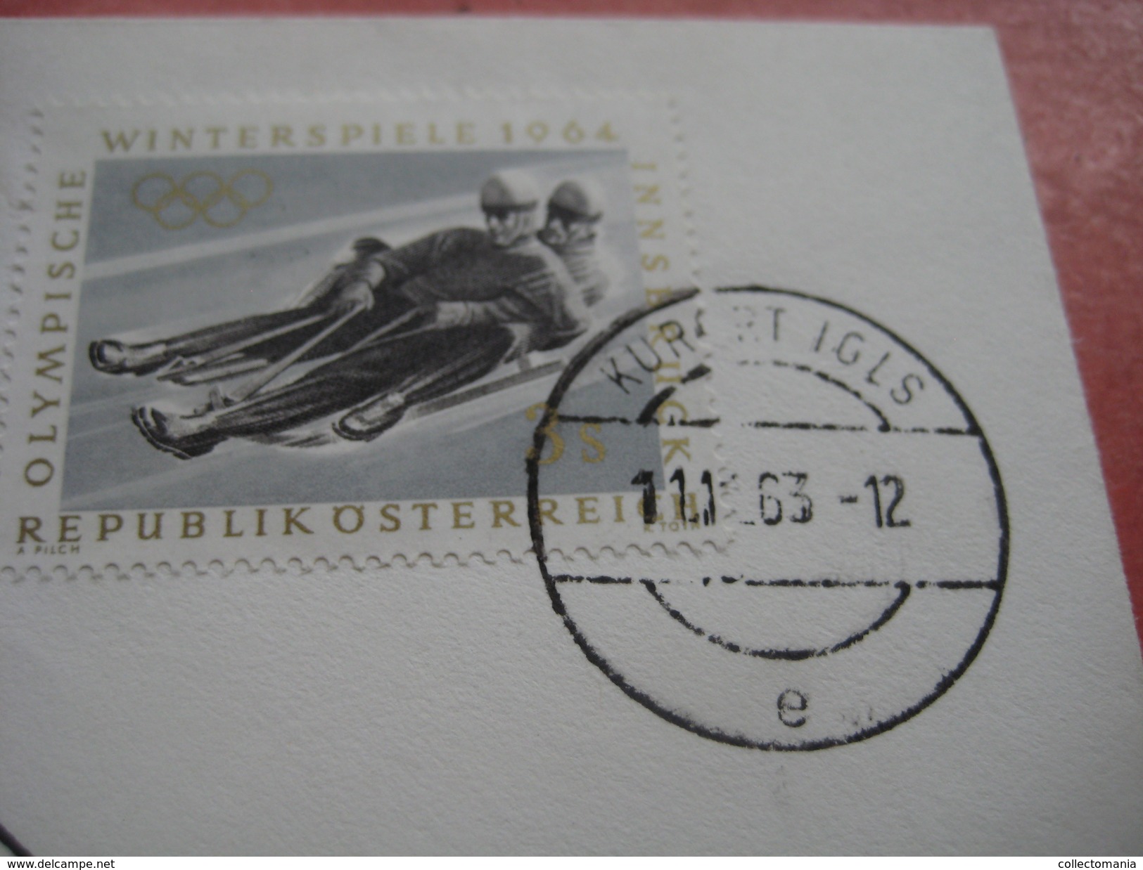 14 first day covers olympic games  - collection envelopes jeux olympique - PREMIERE jour 1956 1960 1964