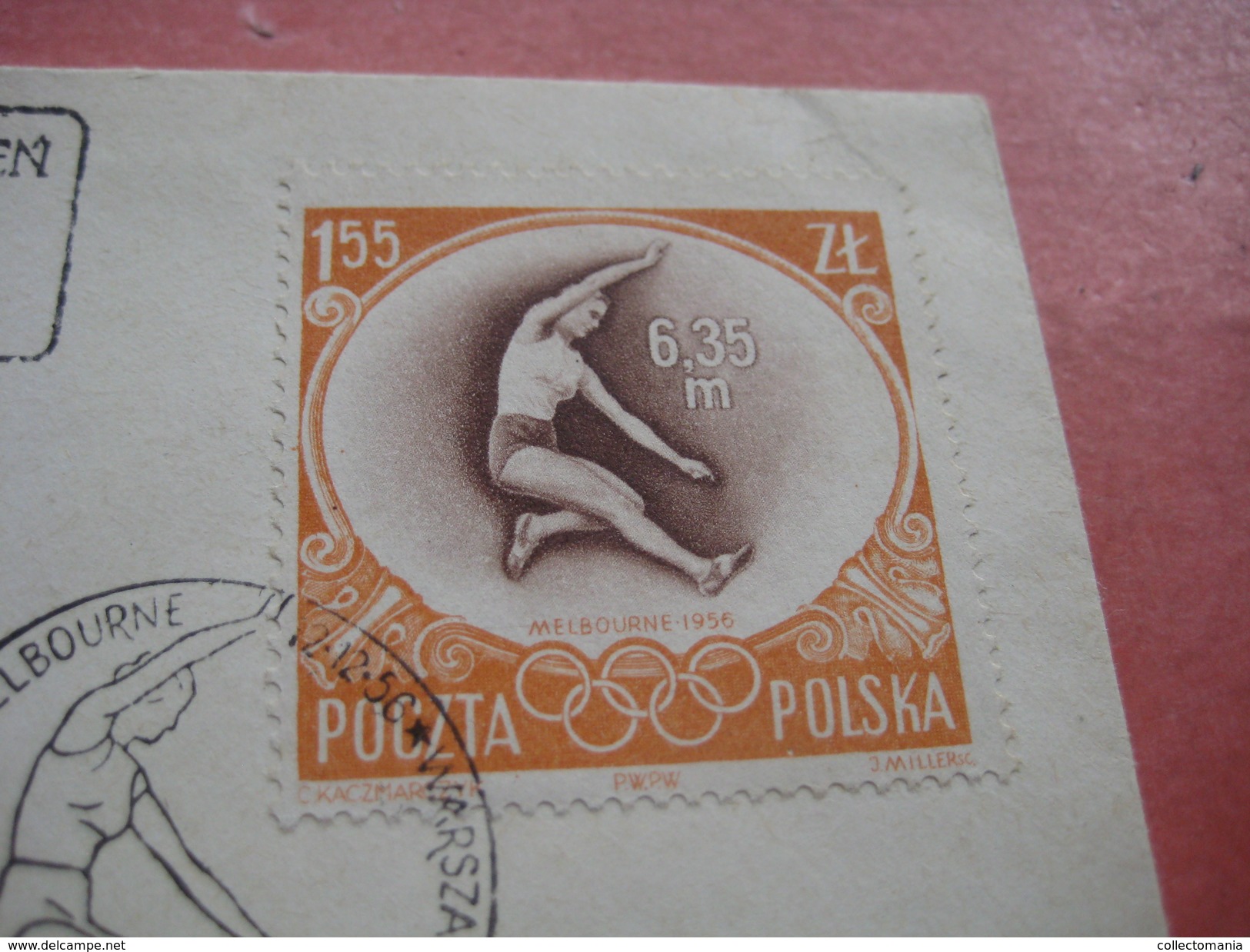 14 first day covers olympic games  - collection envelopes jeux olympique - PREMIERE jour 1956 1960 1964