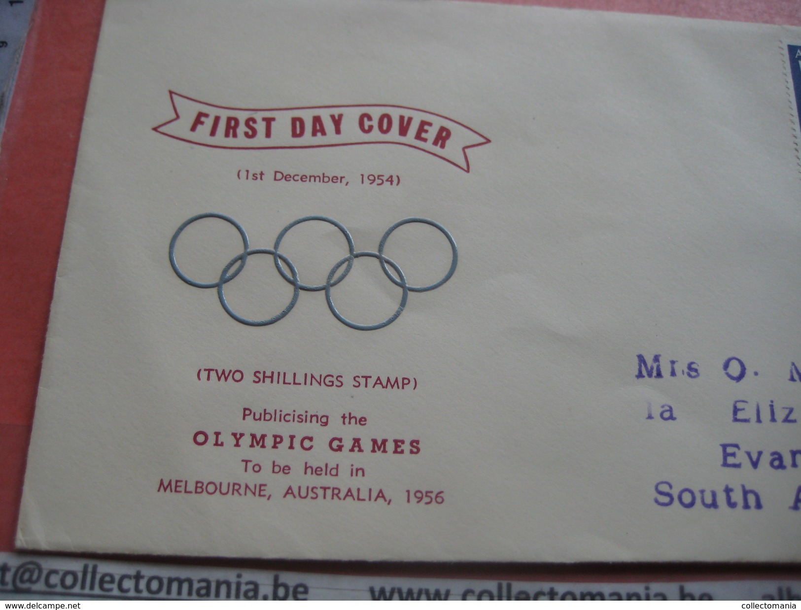 14 first day covers olympic games  - collection envelopes jeux olympique - PREMIERE jour 1956 1960 1964