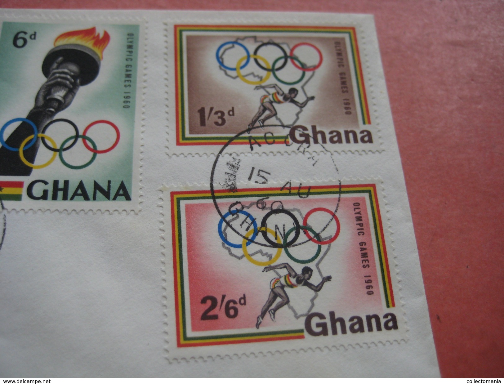 14 first day covers olympic games  - collection envelopes jeux olympique - PREMIERE jour 1956 1960 1964