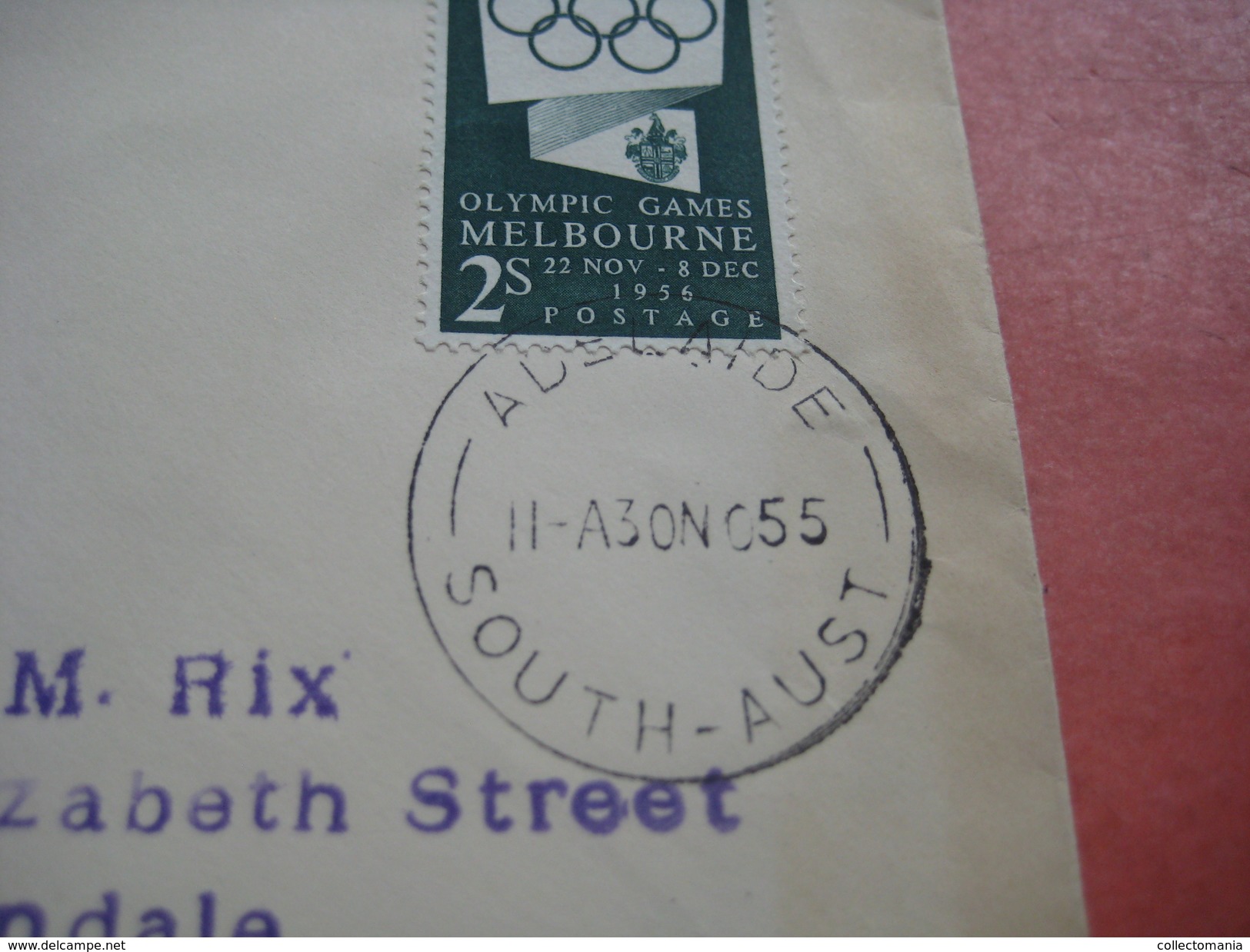 14 first day covers olympic games  - collection envelopes jeux olympique - PREMIERE jour 1956 1960 1964