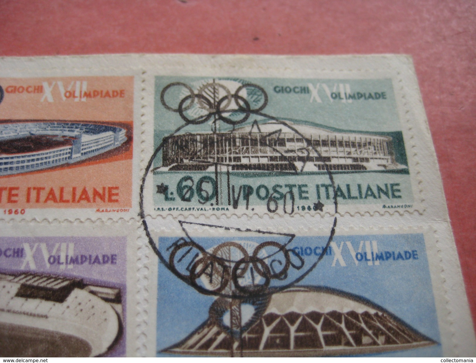14 first day covers olympic games  - collection envelopes jeux olympique - PREMIERE jour 1956 1960 1964