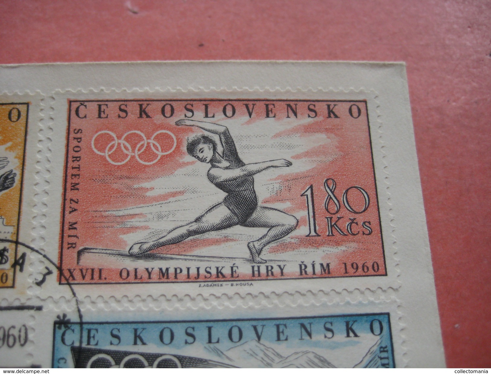 14 first day covers olympic games  - collection envelopes jeux olympique - PREMIERE jour 1956 1960 1964