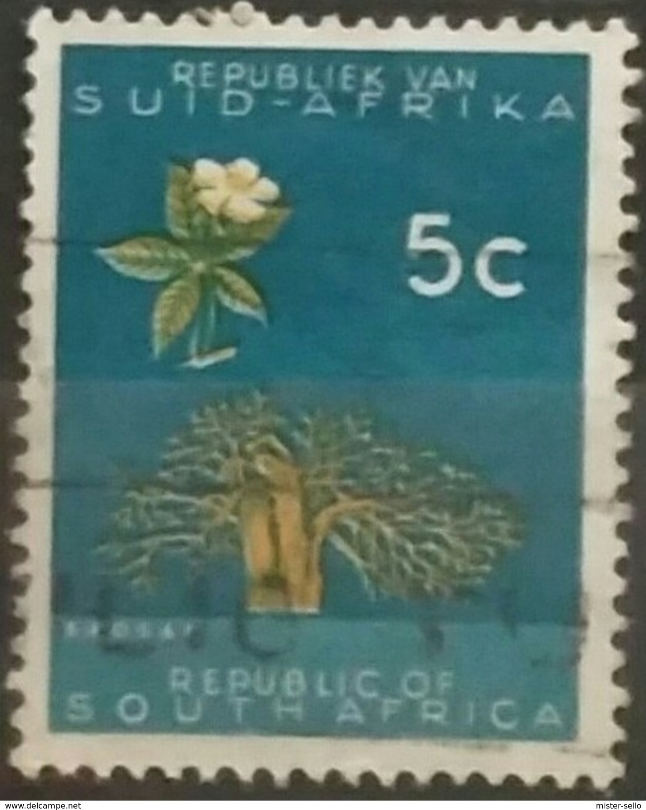 SUDAFRICA - AFRICA DEL SUR 1961 Definitive Issue. USADO - USED. - Usados