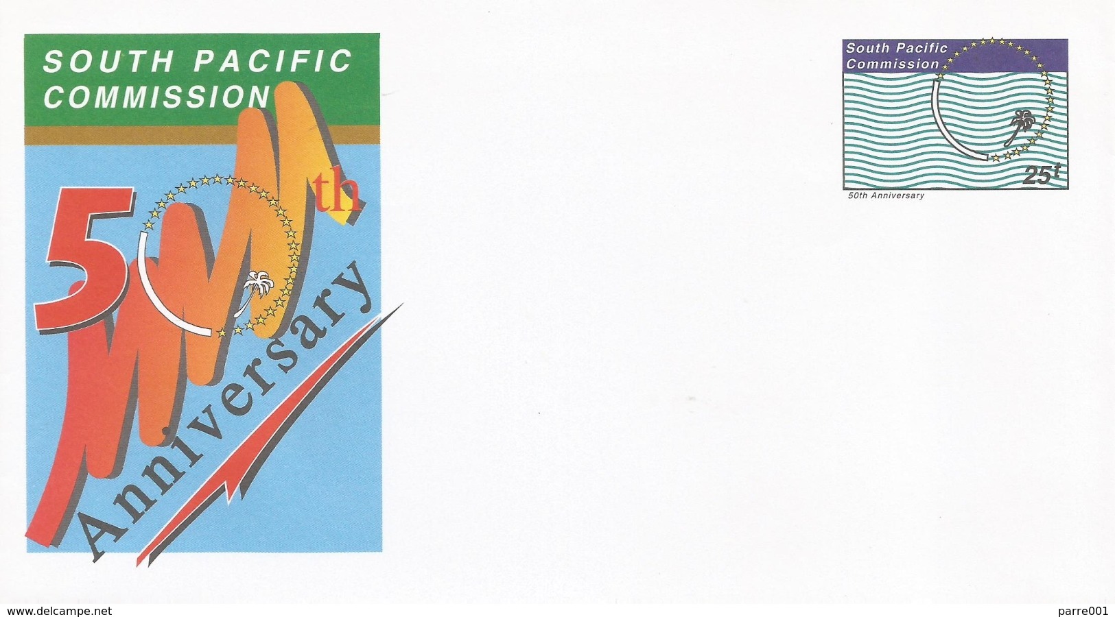 Papua New Guinea South Pacific Commission Postal Stationary Cover - Papoea-Nieuw-Guinea