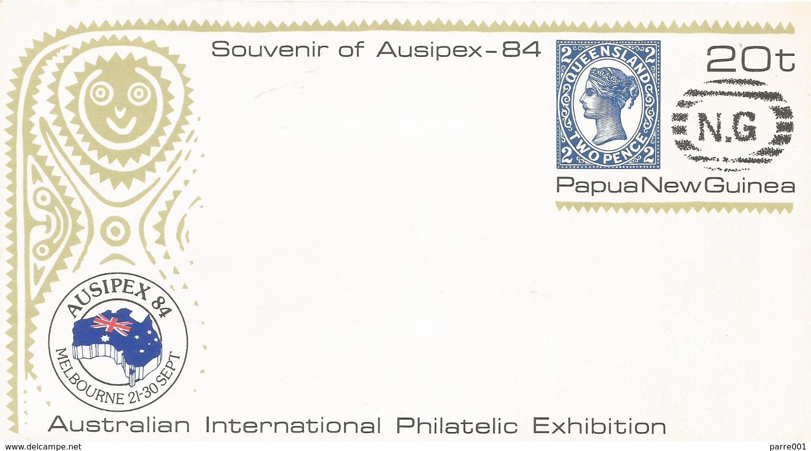Papua New Guinea 1984 Postage Postal Stationary Cover - Papoea-Nieuw-Guinea