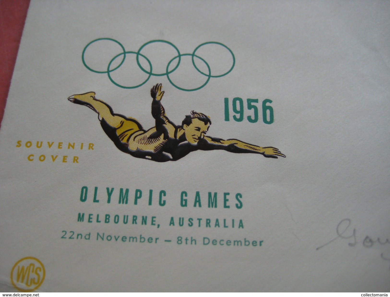 18 First Day Covers Olympic Games Collection Envelopes & Cards Jeux Olympique - PREMIERE Jour 1956 1960 Different Cachet - Sonstige & Ohne Zuordnung