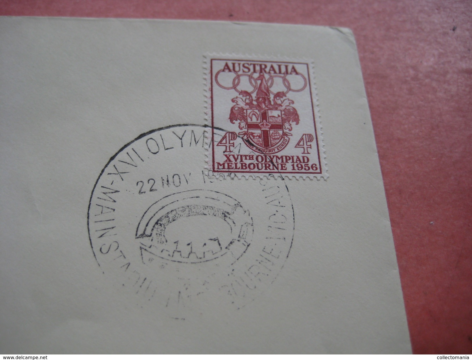 18 first day covers olympic games collection envelopes & cards jeux olympique - PREMIERE jour 1956 1960 different cachet