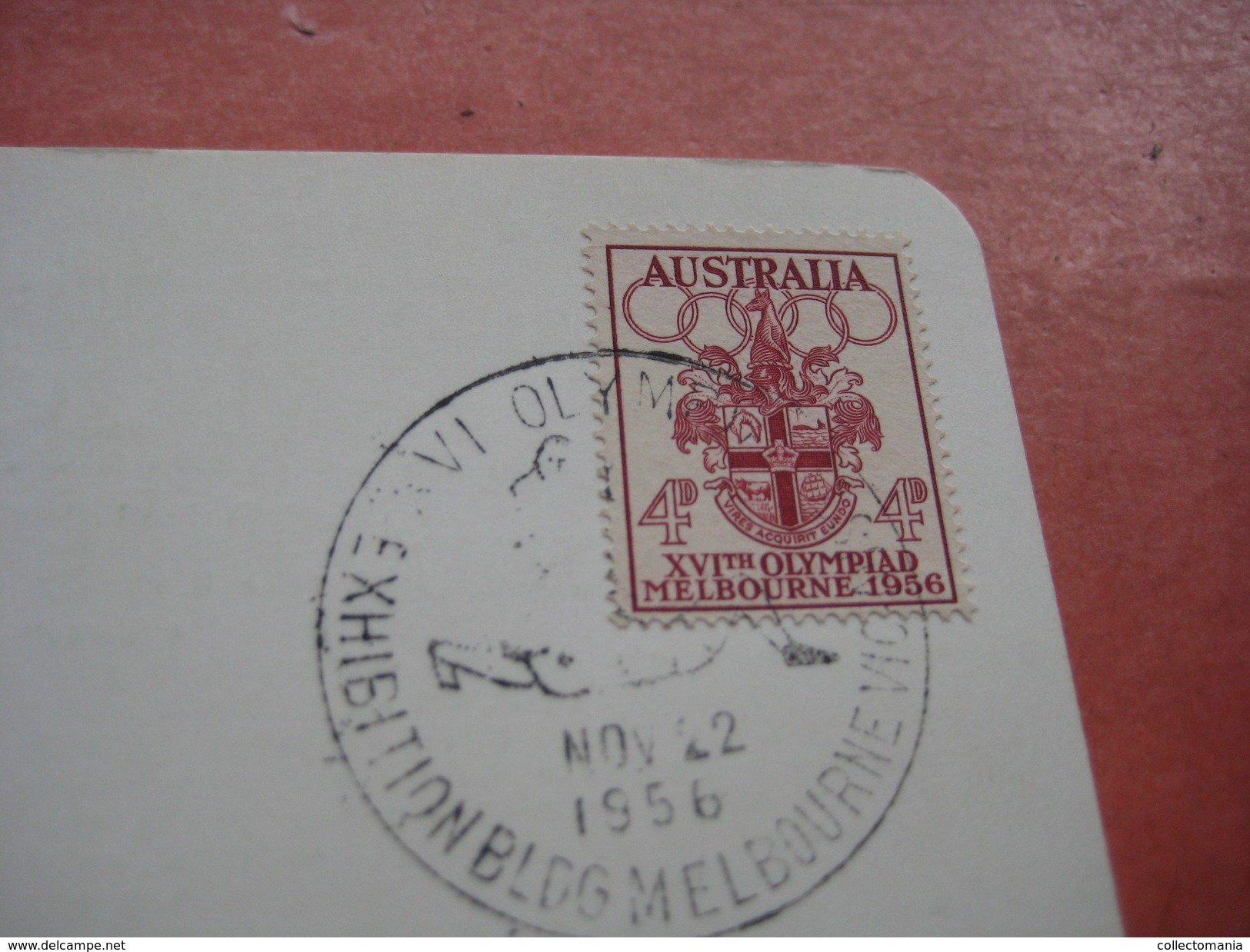 18 first day covers olympic games collection envelopes & cards jeux olympique - PREMIERE jour 1956 1960 different cachet