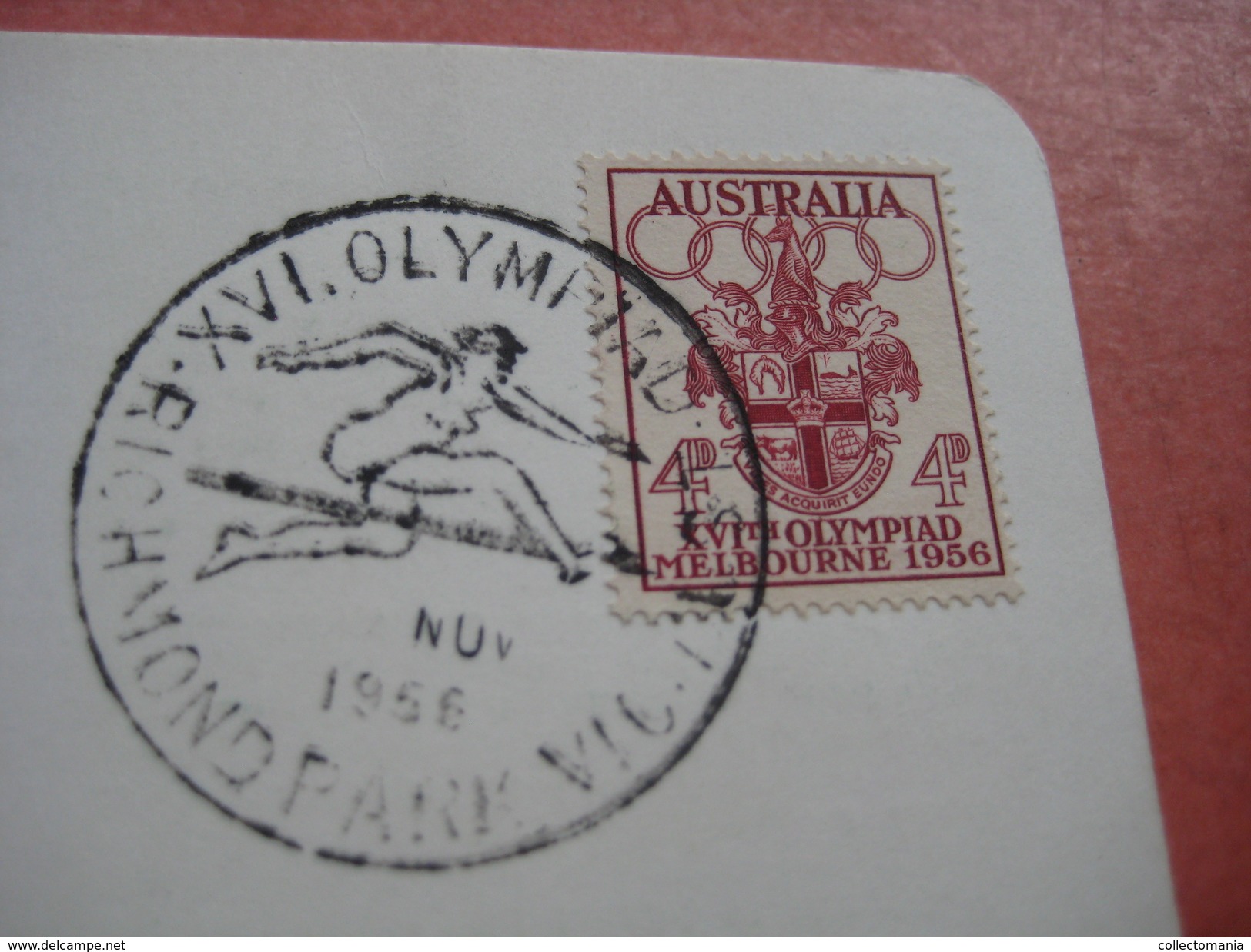 18 first day covers olympic games collection envelopes & cards jeux olympique - PREMIERE jour 1956 1960 different cachet