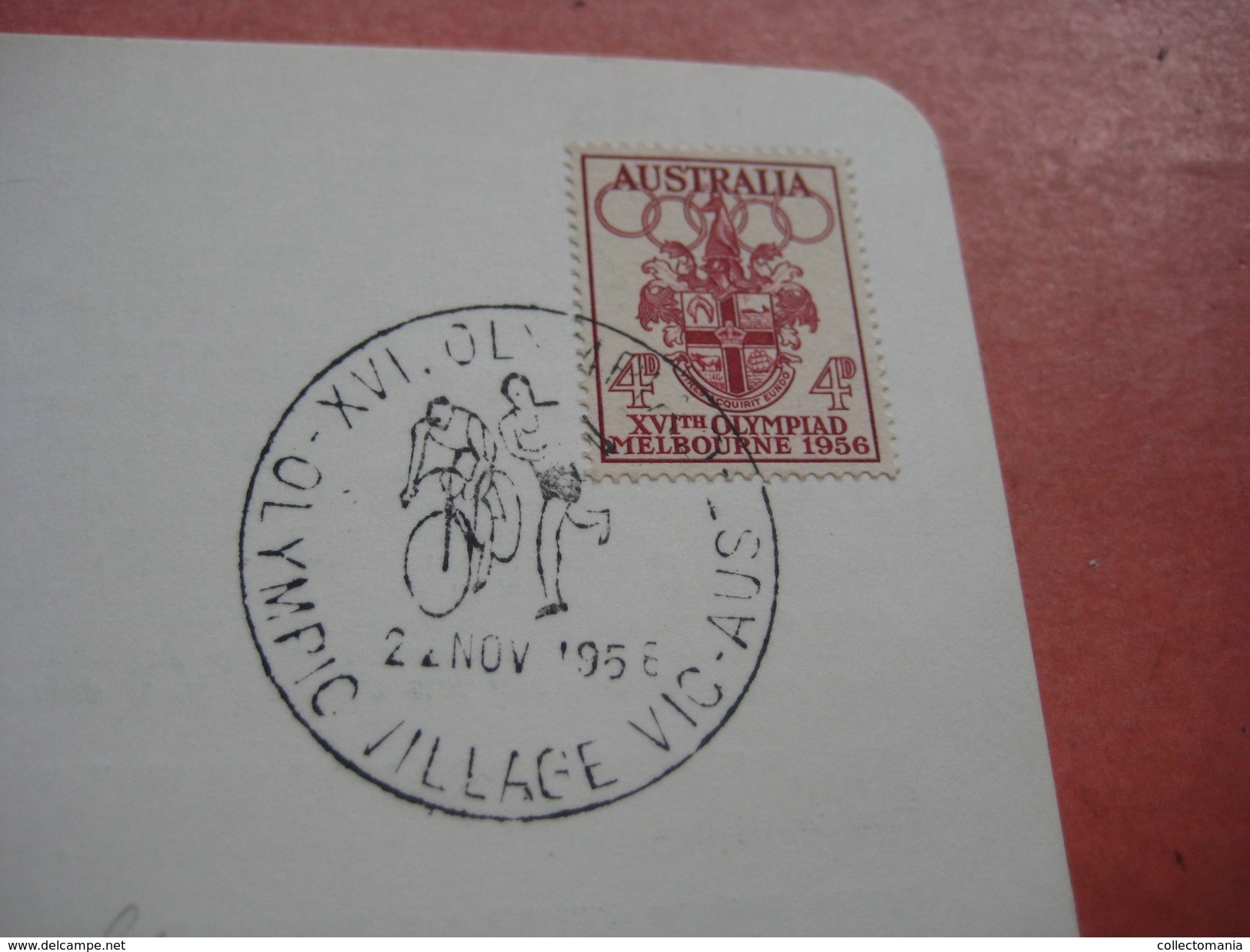 18 first day covers olympic games collection envelopes & cards jeux olympique - PREMIERE jour 1956 1960 different cachet