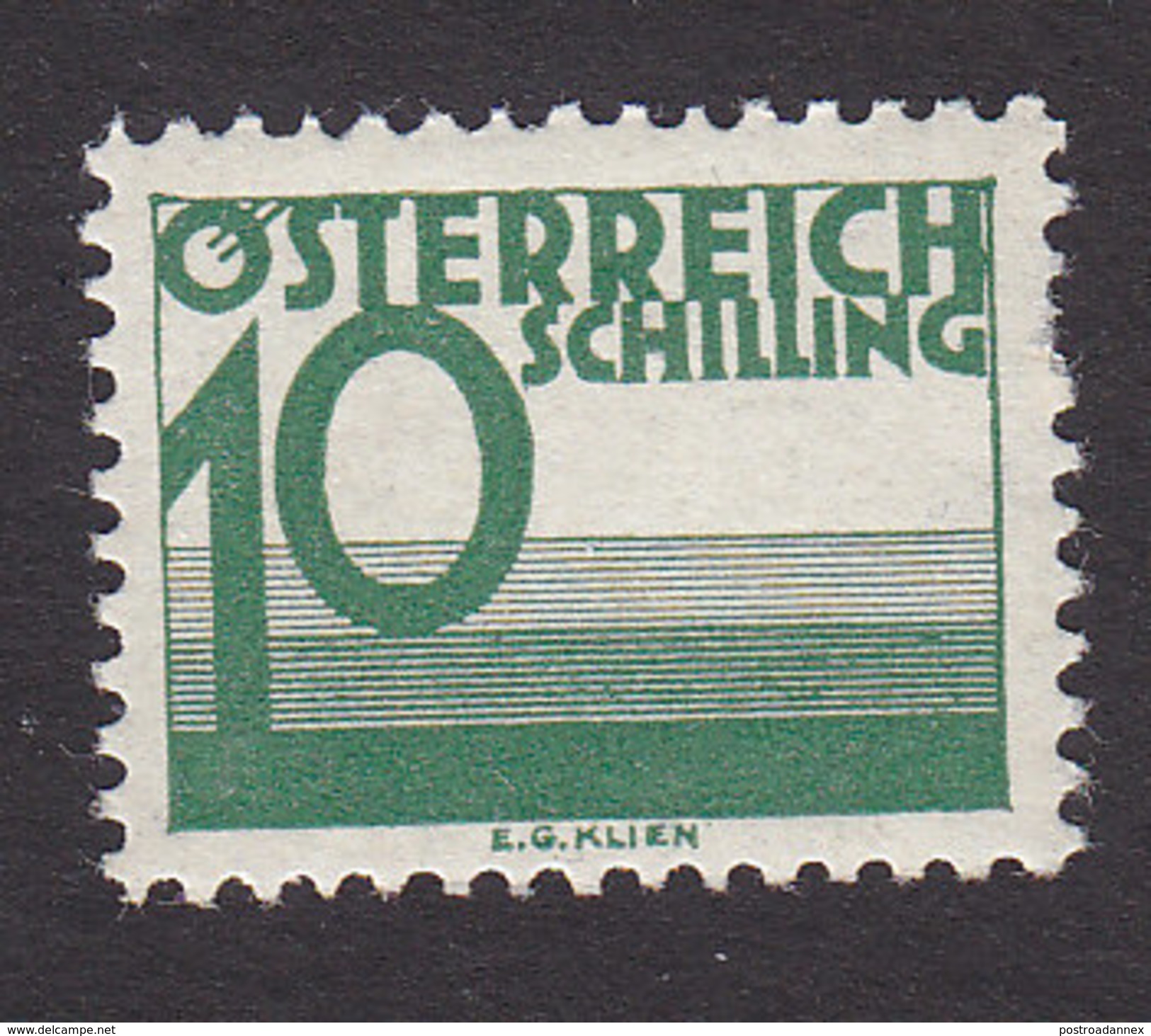 Austria, Scott #J158, Mint Hinged, Postage Due, Issued 1925 - Taxe