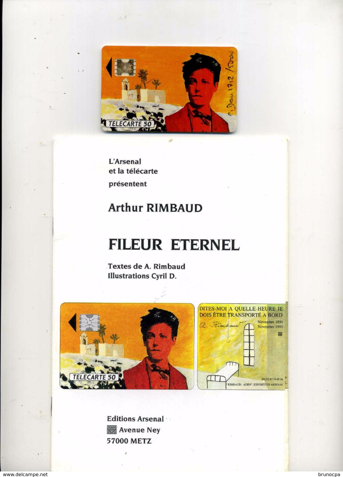 Rimbaud Numérotée 1712/5000 Avec Livret Complet 16 Pages - 50 Units