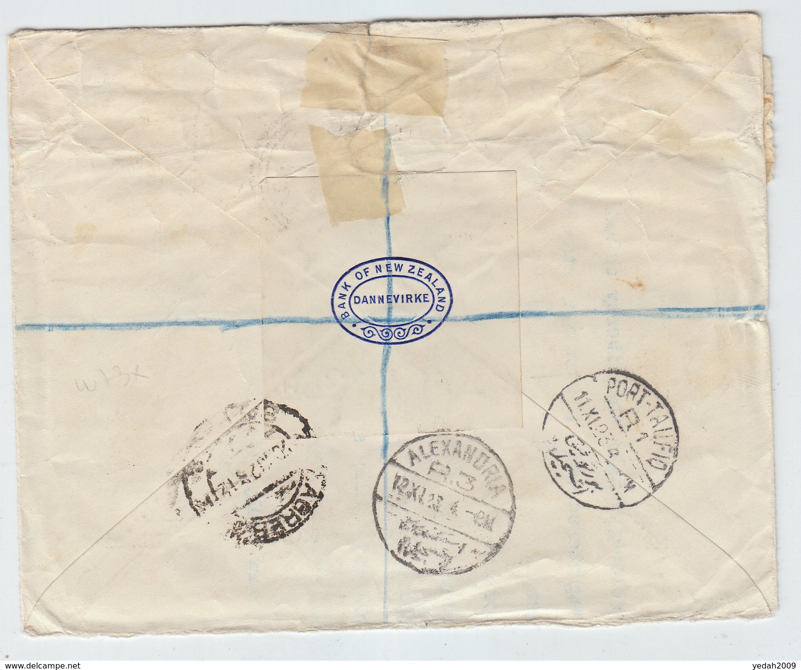 New Zealand/Yugoslavia REGISTERED COVER 1923 - Brieven En Documenten