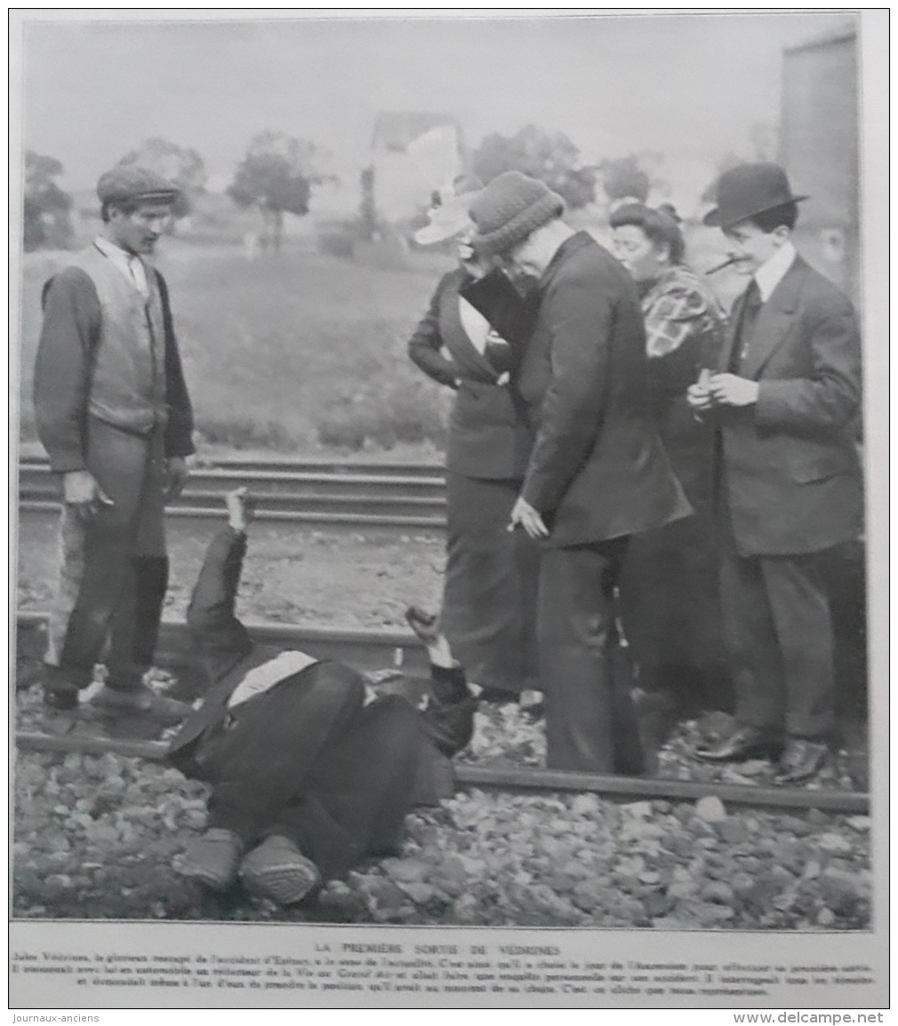 1912 ECOLE D'AVIATION A BUC - JULES VEDRINES - COTE DE LOMONEST - BEAUMONT SUR OISE - CIRCUIT DE L'EST - MAROC - Autres & Non Classés