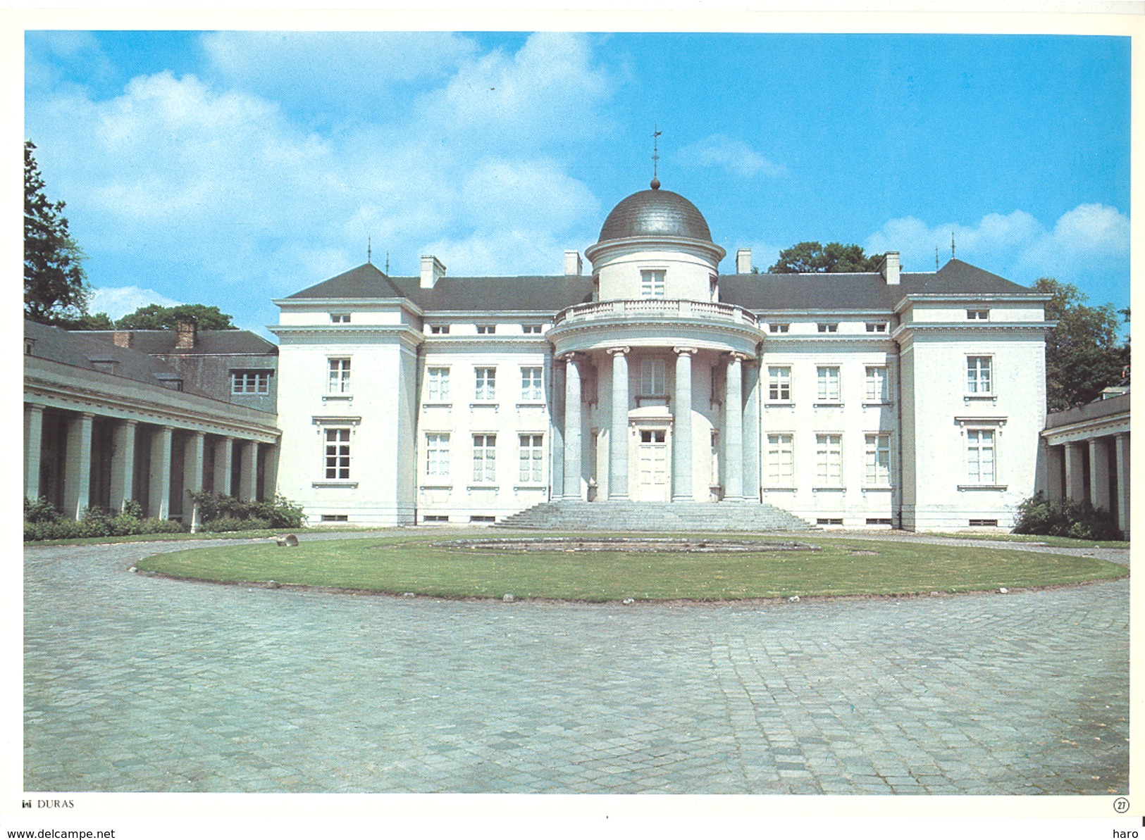 Photo ( Format A4) Du Château De DURAS - Fiche Didactique Au Verso - Edition ELF Carburant - Collections