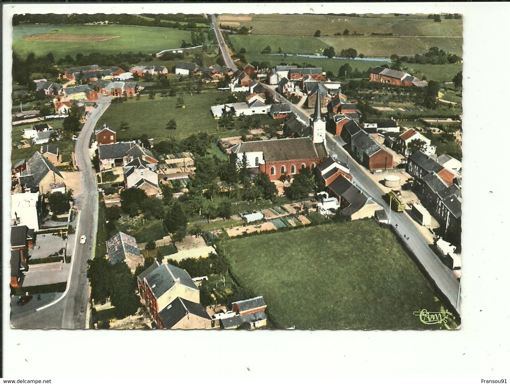 Noiseux Vue Aérienne - Somme-Leuze