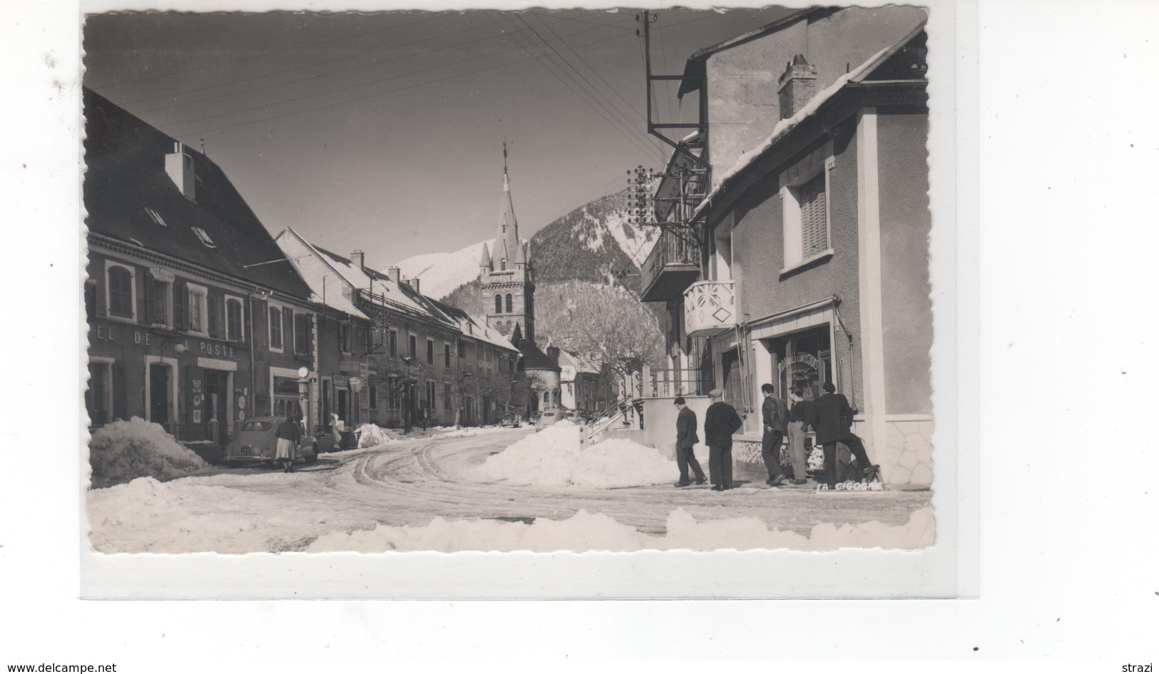 CORPS (Isère) - La Grande Rue Sous La Neige-(très Bon état) - Corps